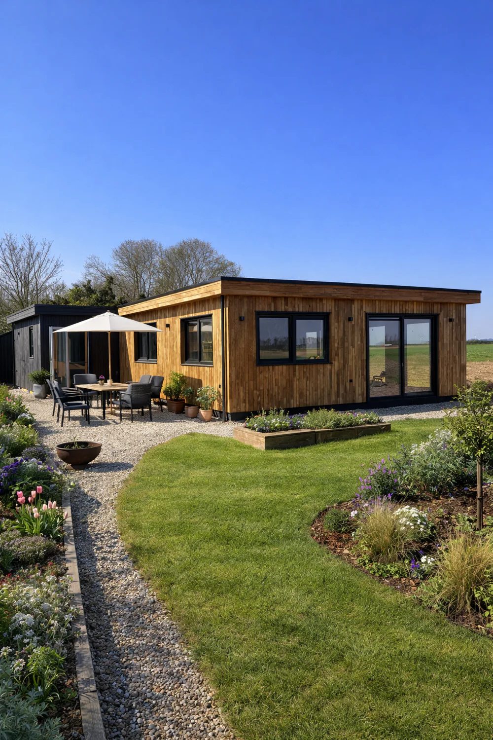 Gerealiseerde BBS mantelzorgwoning met tuin en terras
